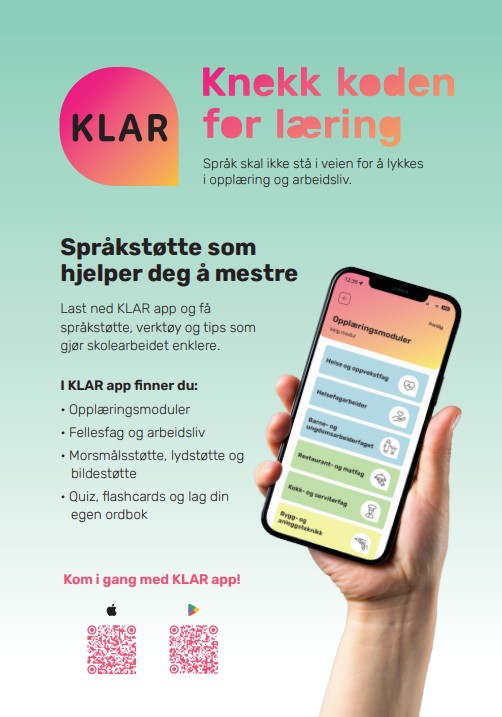 Informasjonsplakat elever